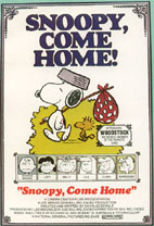 1972年7月14日映画「Snoopy，Come　Home」ポスター