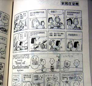 ２００６年１２月２１日 Yahooオークションで見つけた 中国の 史努比全集 ４冊分です ピーナッツできごと年表top